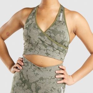 NEW Set of Gymshark Adapt Camo Green Small